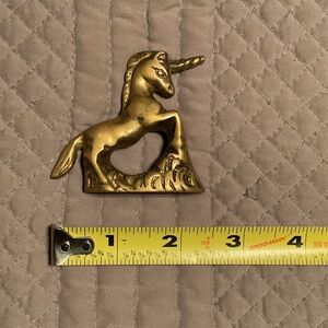 Gold Unicorn Desktop Decor